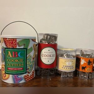 Alphabet & Holiday Cookie Cutters Brand New! Easter, Halloween, & Christmas
